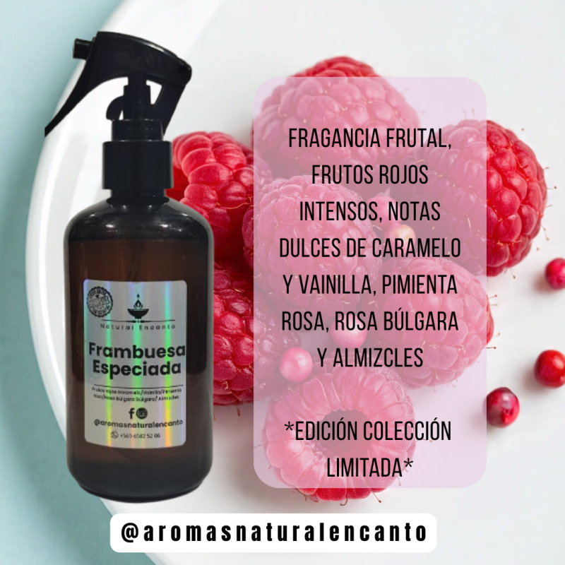 Home Spray Frambuesa Especiada Edición Limitada