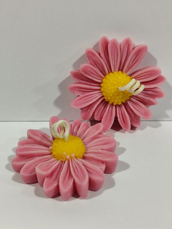 Vela Decorativa diseño Margarita Souvenir