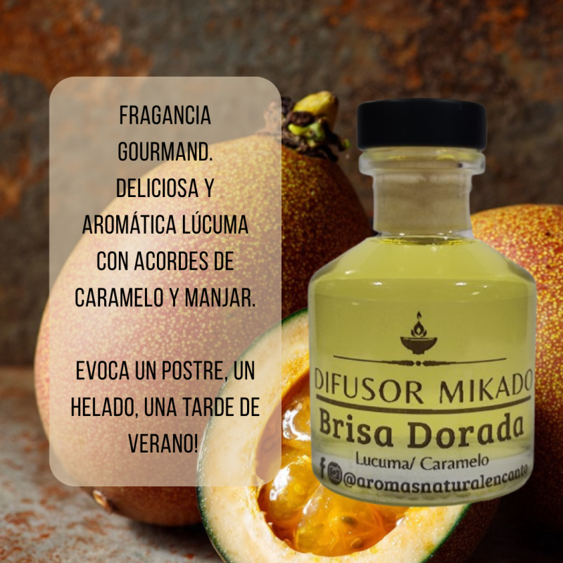 Difusor Mikado Brisa Dorada