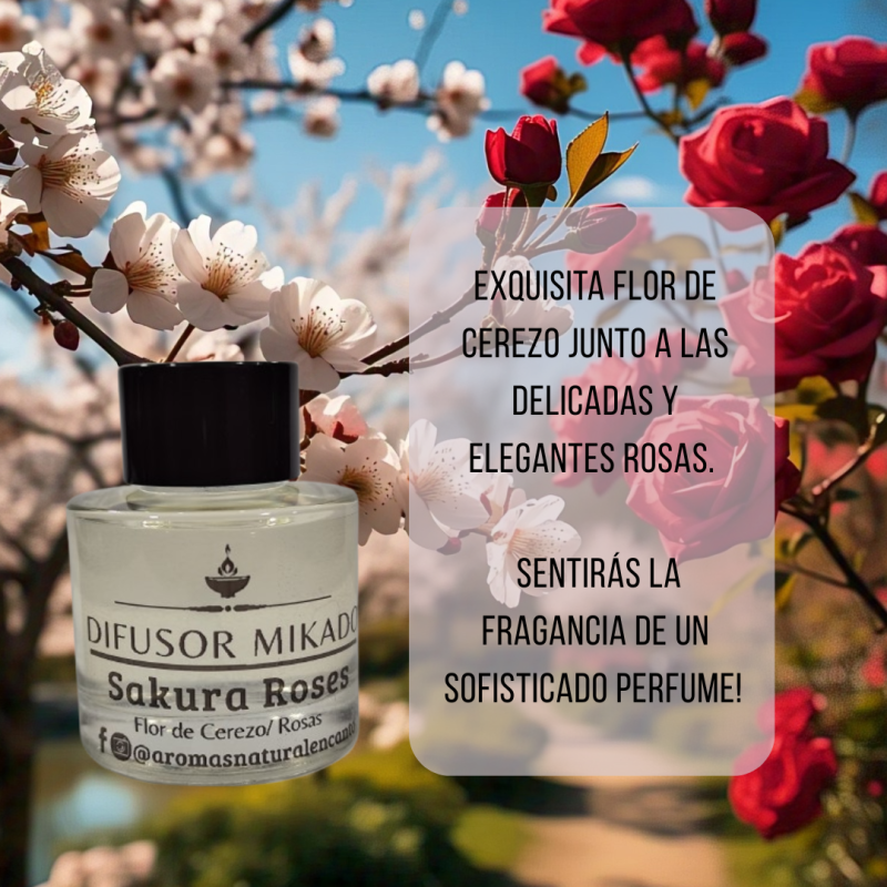 Difusor Mikado Sakura Roses 50 ml