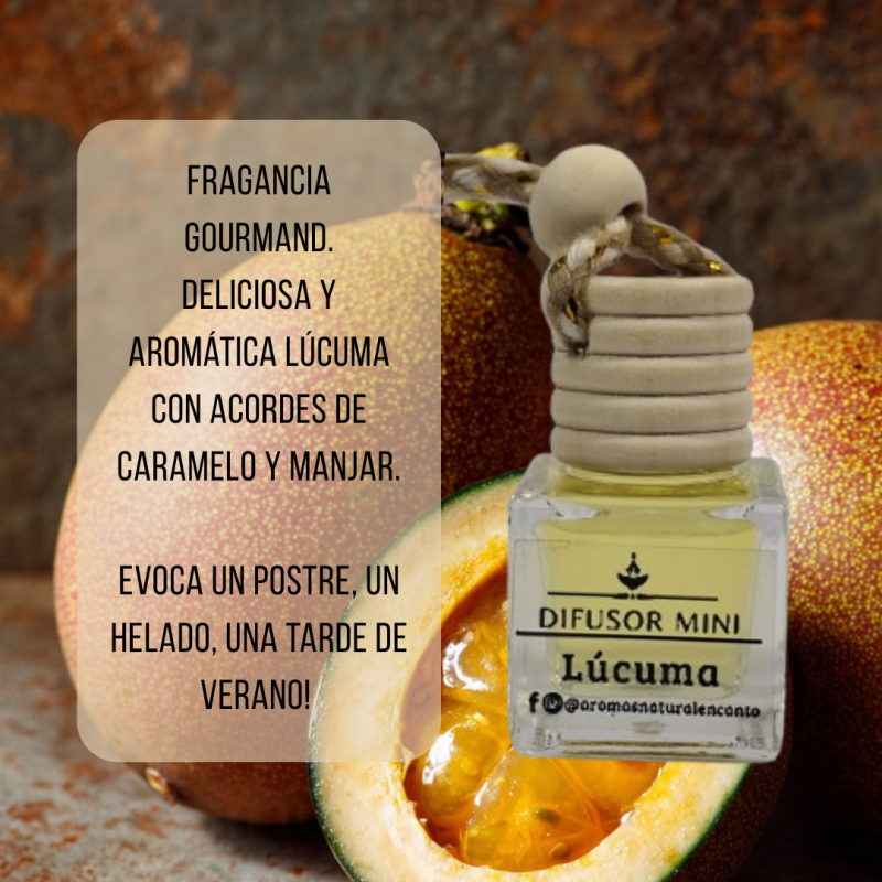 Difusor Mini para Auto Lúcuma