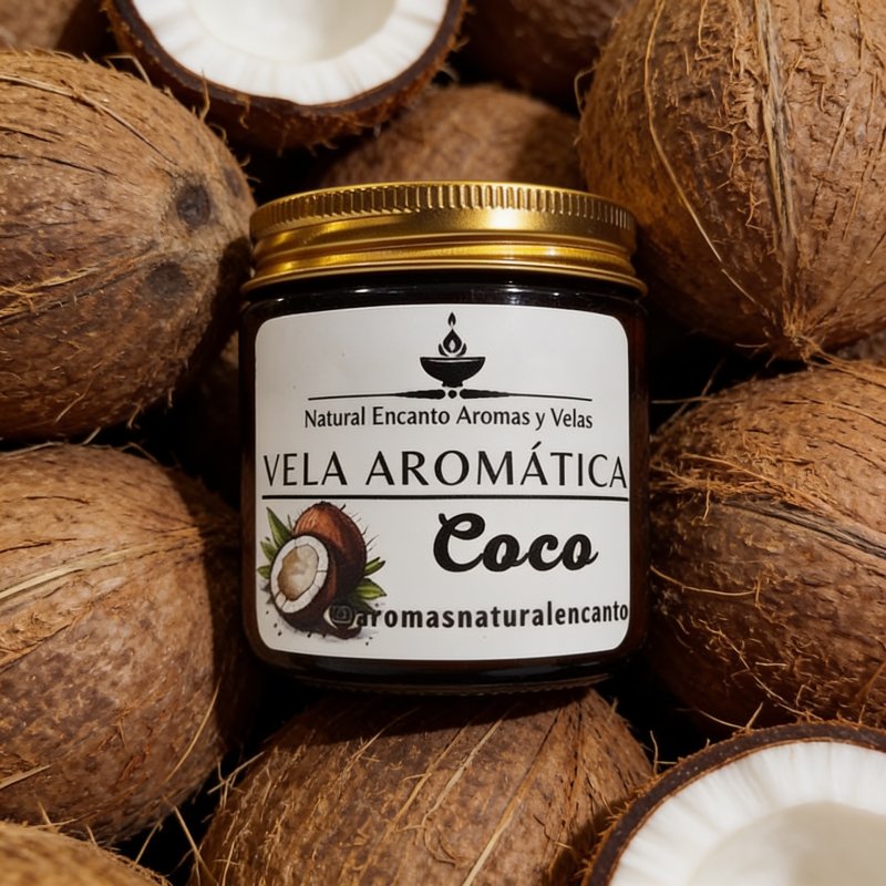 Vela Aromática Mediana Coco