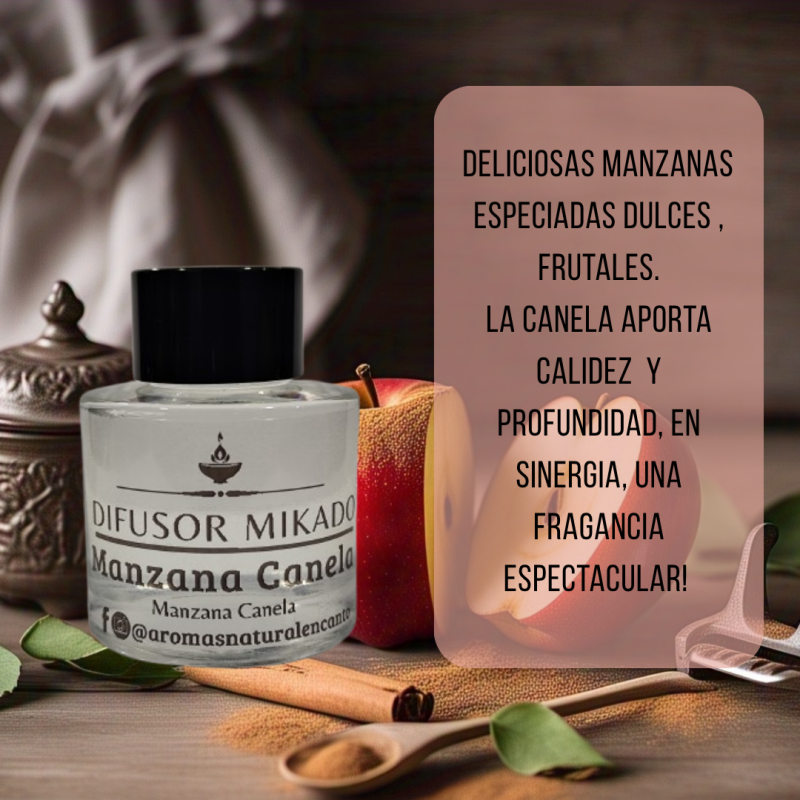Difusor Mikado Manzana Canela 50 ml