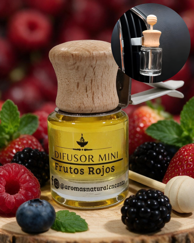Difusor Mini para Auto Frutos Rojos Clip