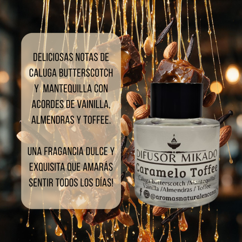 Difusor Mikado Caramelo Toffee 50 ml