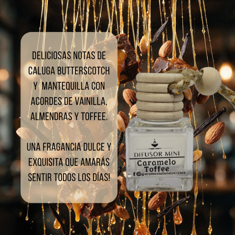 Difusor Mini para Auto Caramelo Toffee