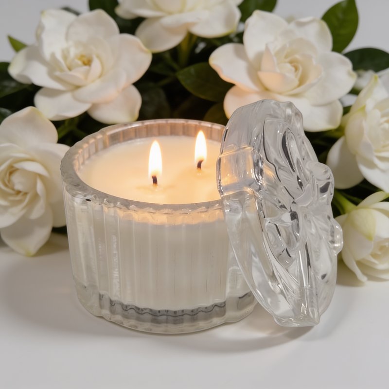 Vela Aromática vidrio Gardenia