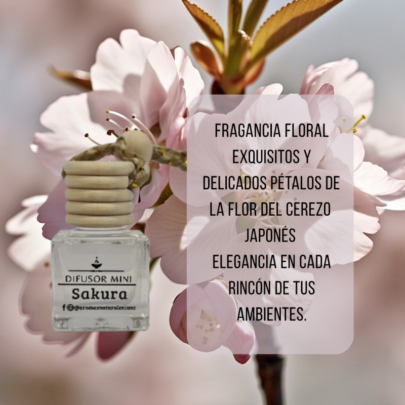 Difusor Mini para Auto Sakura